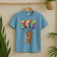 Balloon Dog Flying T-Shirt thumb 2