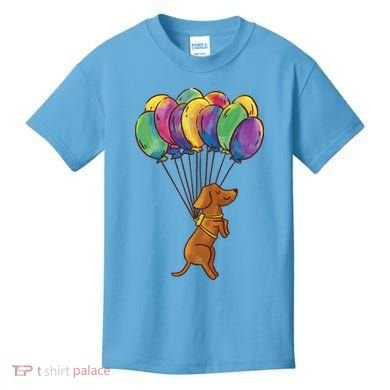 Balloon Dog Flying Kids T-Shirt