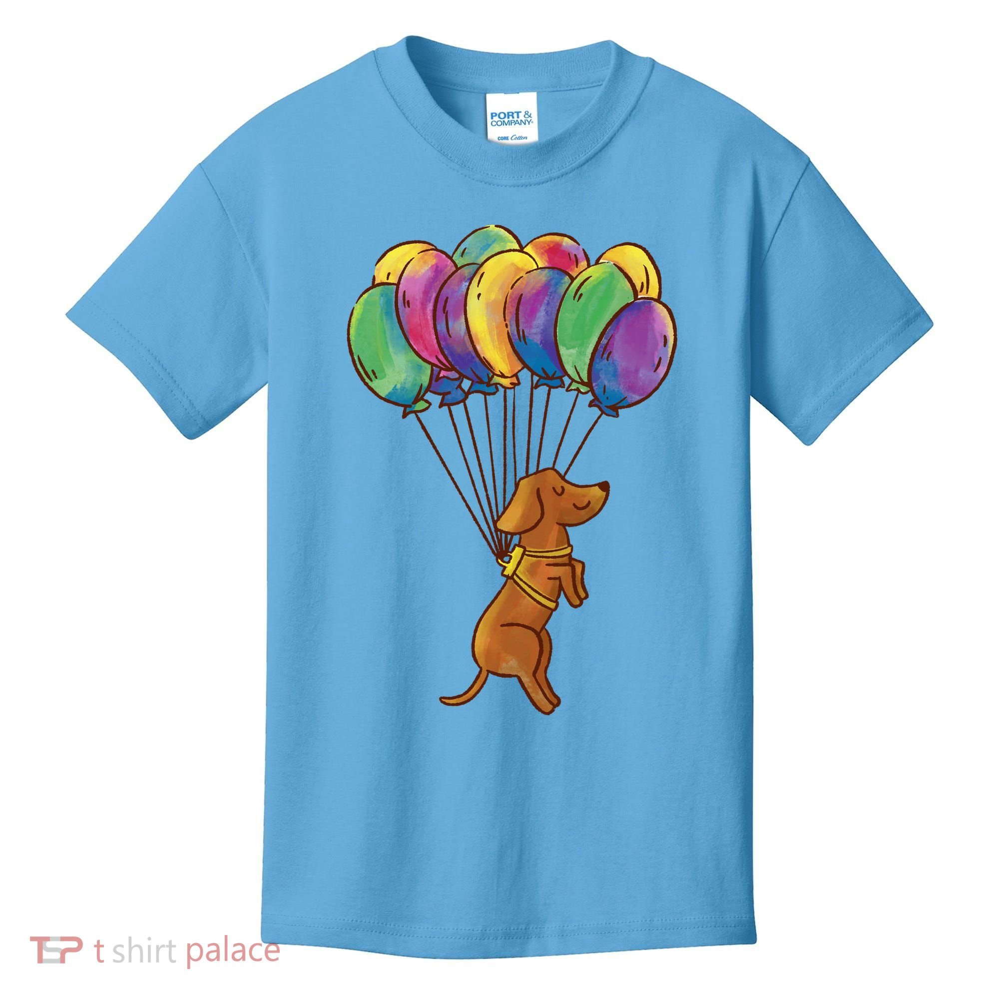 Balloon Dog Flying Kids T-Shirt
