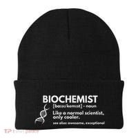 Biochemist Definition Funny Biochemistry Science Gift Beanie thumb 0