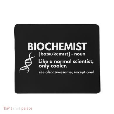 Biochemist Definition Funny Biochemistry Science Gift Mousepad