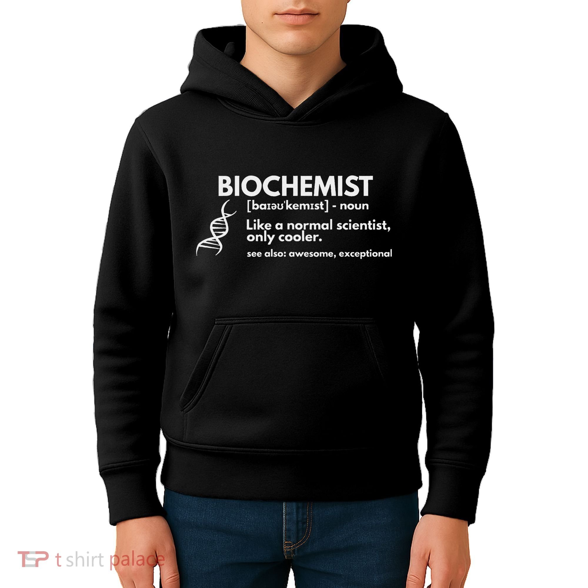 Biochemist Definition Funny Biochemistry Science Gift Kids Hoodie