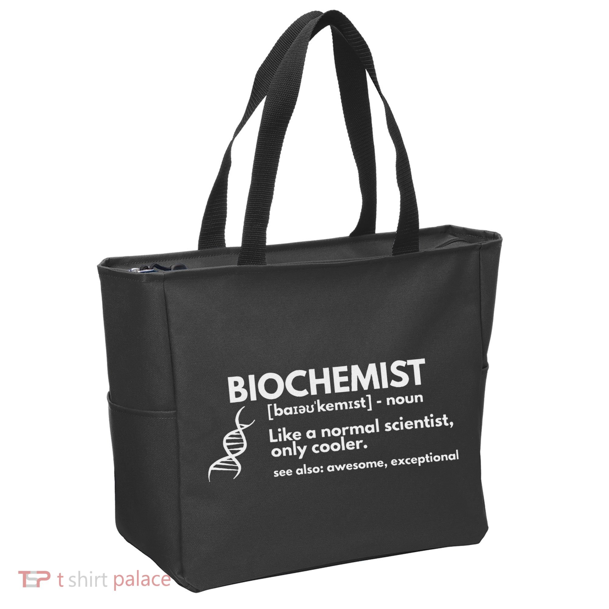 Biochemist Definition Funny Biochemistry Science Gift Tote Bag