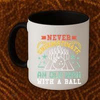 Bowling Dad Funny Never Underestimate An Old Graphic Gift Coffee Mug thumb 2