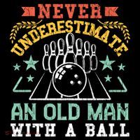Bowling Dad Funny Never Underestimate An Old Graphic Gift Coffee Mug thumb 5