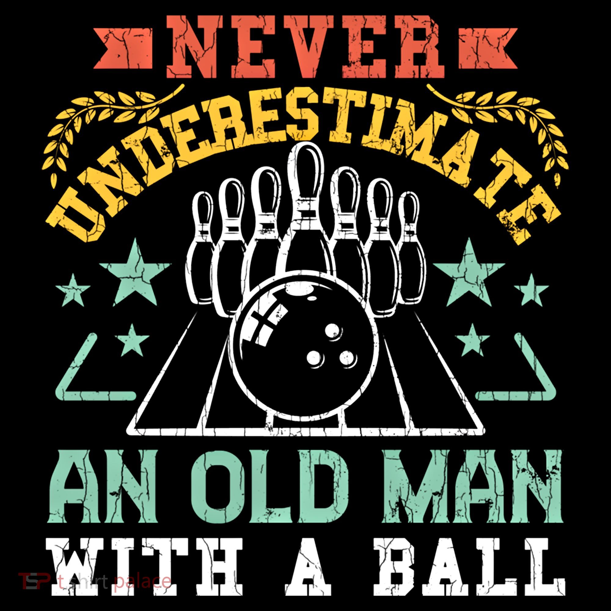 Bowling Dad Funny Never Underestimate An Old Graphic Gift Coffee Mug