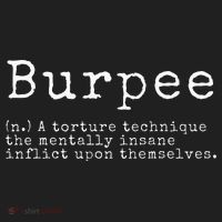 Burpee Definition Funny Workout Gift Beanie thumb 2