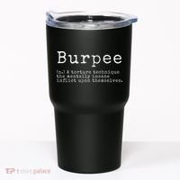 Burpee Definition Funny Workout Gift Tumbler thumb 0