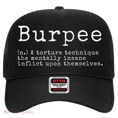 Burpee Definition Funny Workout Gift Hat
