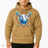 Baseball Drip For Home Plate Ice Cream Drip Funny Hoodie thumb 2