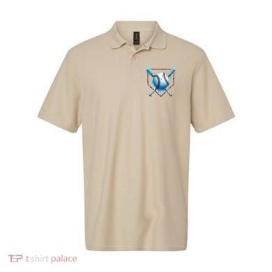 Baseball Drip For Home Plate Ice Cream Drip Funny Polo