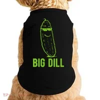 Big Dill Funny Pickle Doggie Tank thumb 0