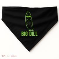 Big Dill Funny Pickle USA-Made Doggie Bandana thumb 0