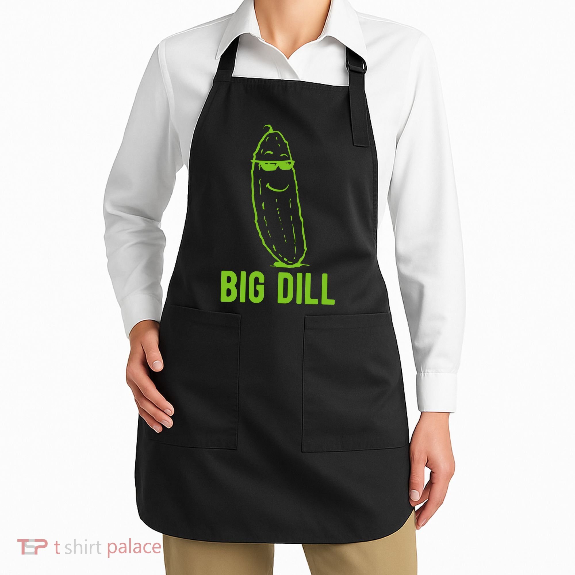 Big Dill Funny Pickle Apron