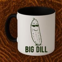 Big Dill Funny Pickle Coffee Mug thumb 2