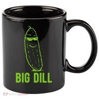 Big Dill Funny Pickle 11oz C Handle Ceramic Mug thumb 0