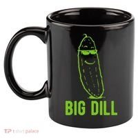 Big Dill Funny Pickle 11oz C Handle Ceramic Mug thumb 2