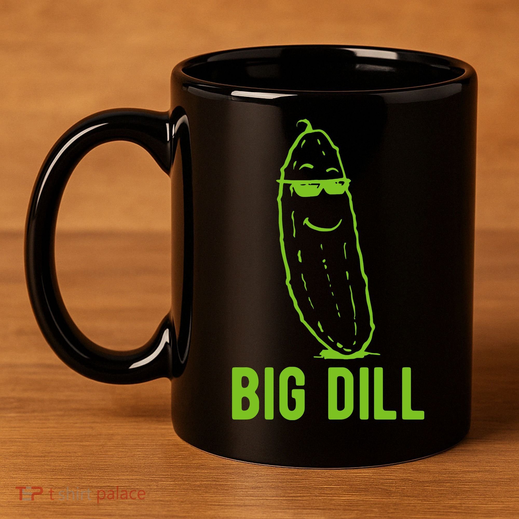 Big Dill Funny Pickle 11oz C Handle Ceramic Mug