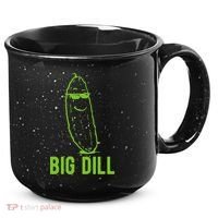 Big Dill Funny Pickle 15oz Campfire Ceramic Mug thumb 0