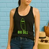 Big Dill Funny Pickle Women's Tank Top thumb 2
