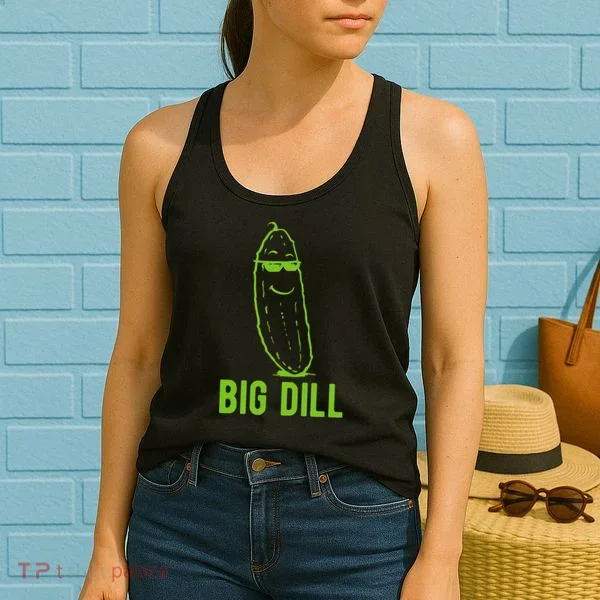 Big Dill Funny Pickle Women's Tank Top