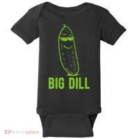 Big Dill Funny Pickle Baby Bodysuit thumb 0