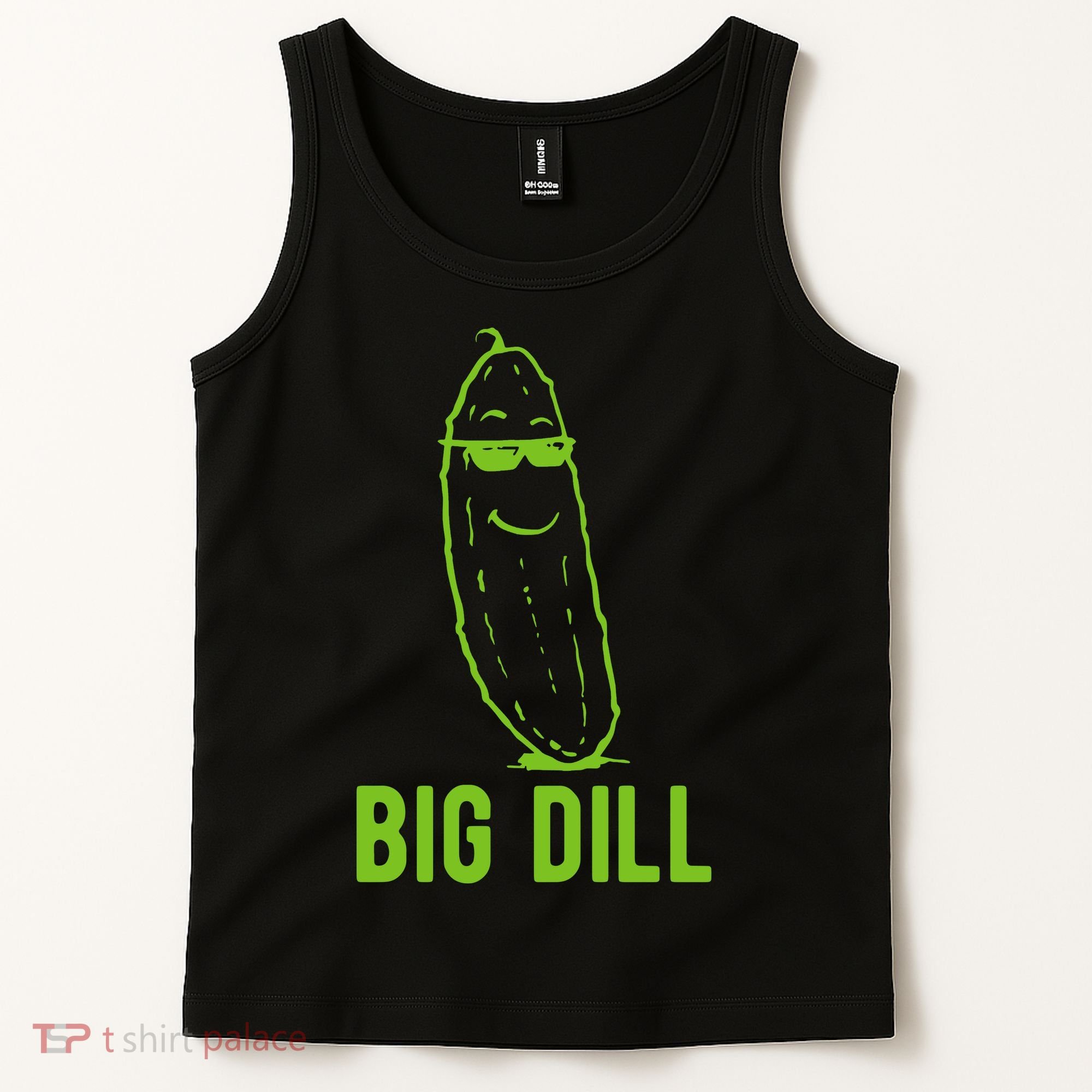 Big Dill Funny Pickle Tank Top