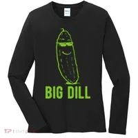 Big Dill Funny Pickle Women's Long Sleeve Shirt thumb 0