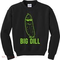 Big Dill Funny Pickle Kids Sweatshirt thumb 0