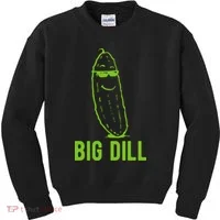 Big Dill Funny Pickle Kids Sweatshirt thumb 0