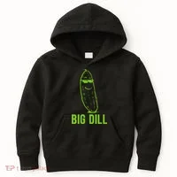 Big Dill Funny Pickle Kids Hoodie thumb 0