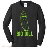 Big Dill Funny Pickle Kids Long Sleeve Shirt thumb 0