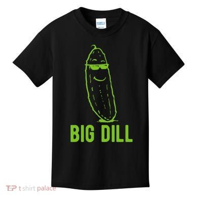 Big Dill Funny Pickle Kids T-Shirt