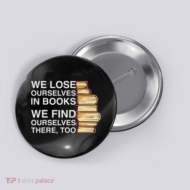 Book Design For A Book Lover Button