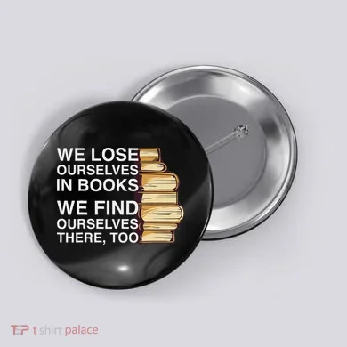 Book Design For A Book Lover Button