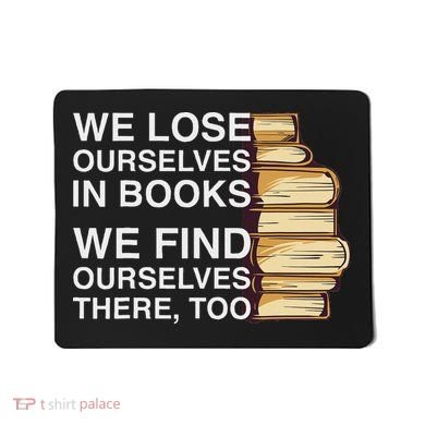 Book Design For A Book Lover Mousepad