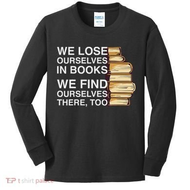 Book Design For A Book Lover Kids Long Sleeve Shirt