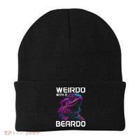 Bearded Dragon Funny Reptile Lover Beanie thumb 0