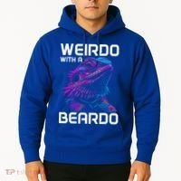 Bearded Dragon Funny Reptile Lover Hoodie thumb 2