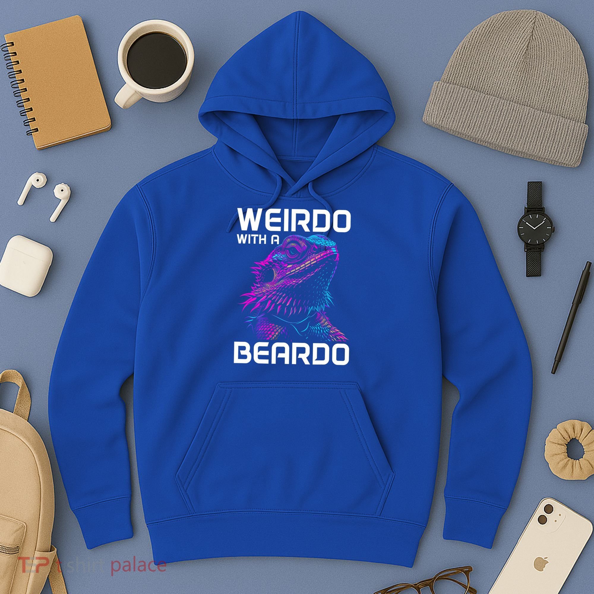 Bearded Dragon Funny Reptile Lover Hoodie