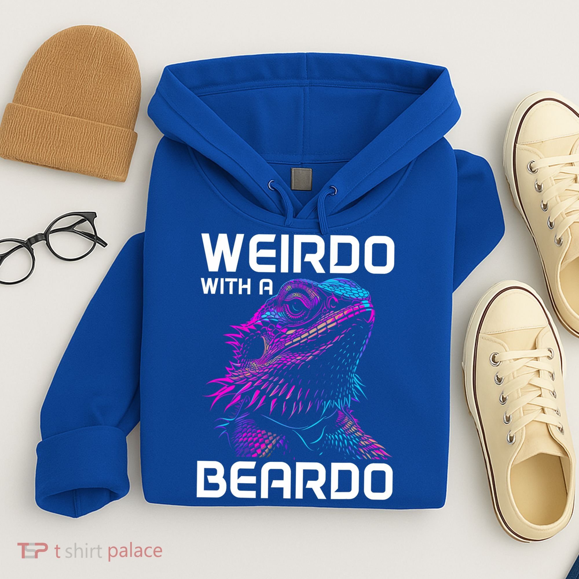 Bearded Dragon Funny Reptile Lover Hoodie