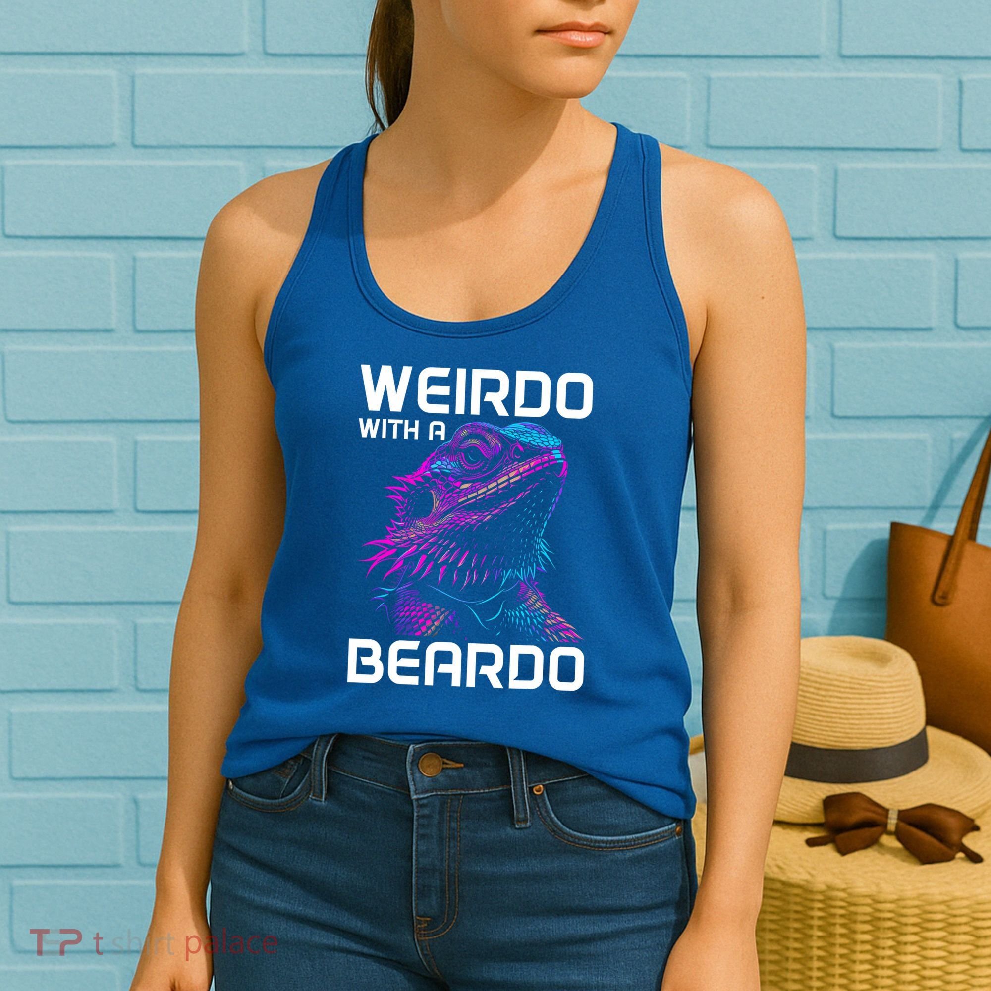 Bearded Dragon Funny Reptile Lover Women's Tank Top