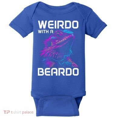 Bearded Dragon Funny Reptile Lover Baby Bodysuit