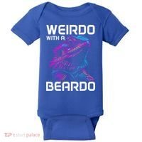 Bearded Dragon Funny Reptile Lover Baby Bodysuit thumb 0