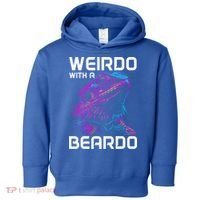 Bearded Dragon Funny Reptile Lover Toddler Hoodie thumb 0