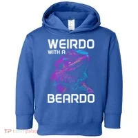 Bearded Dragon Funny Reptile Lover Toddler Hoodie thumb 0