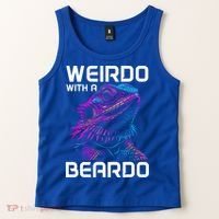 Bearded Dragon Funny Reptile Lover Tank Top thumb 2