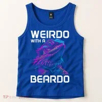Bearded Dragon Funny Reptile Lover Tank Top thumb 2