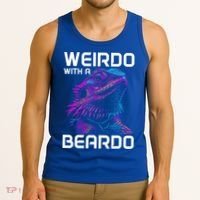Bearded Dragon Funny Reptile Lover Tank Top thumb 3