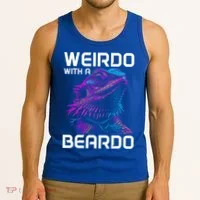 Bearded Dragon Funny Reptile Lover Tank Top thumb 3